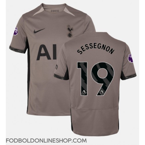 Tottenham Hotspur Ryan Sessegnon #19 Tredjetrøje 2023-24 Kortærmet